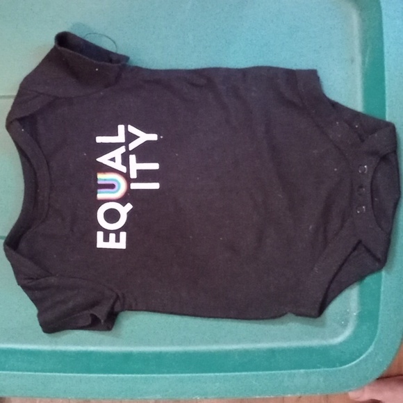 Equality onesie NWOT 0-3 Months (Chi102) - Picture 1 of 3